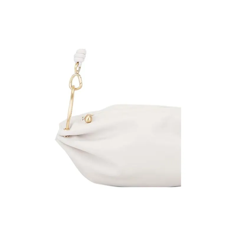 CULT GAIA Leather Crossbody Bag, Shoulder Bag Women's White-5