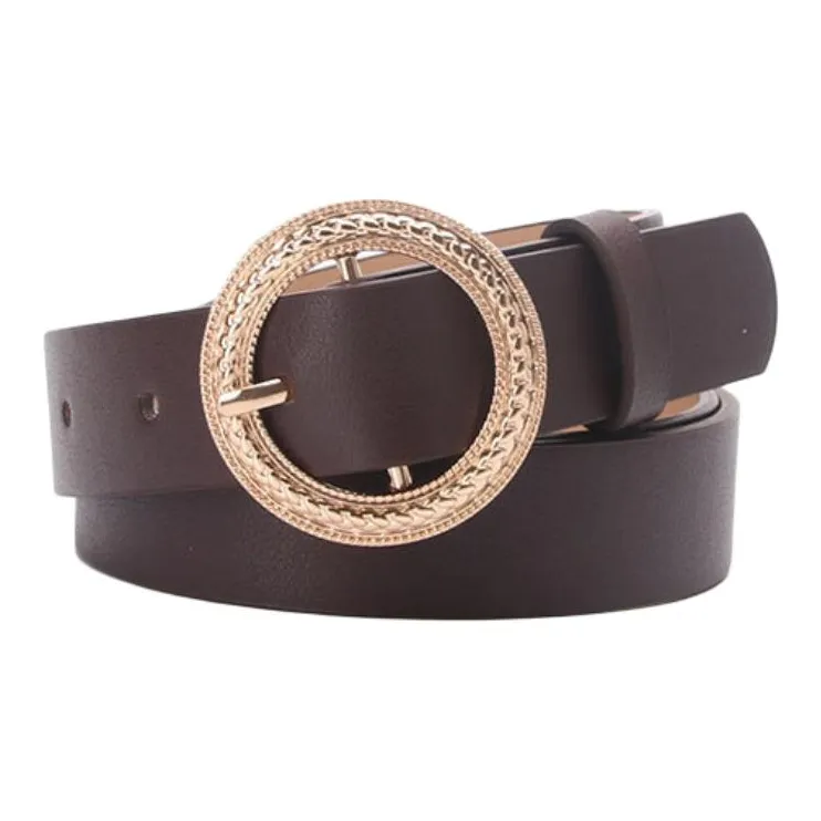 JEANSWEST PU Leather Belts Women's 2.5CM-3