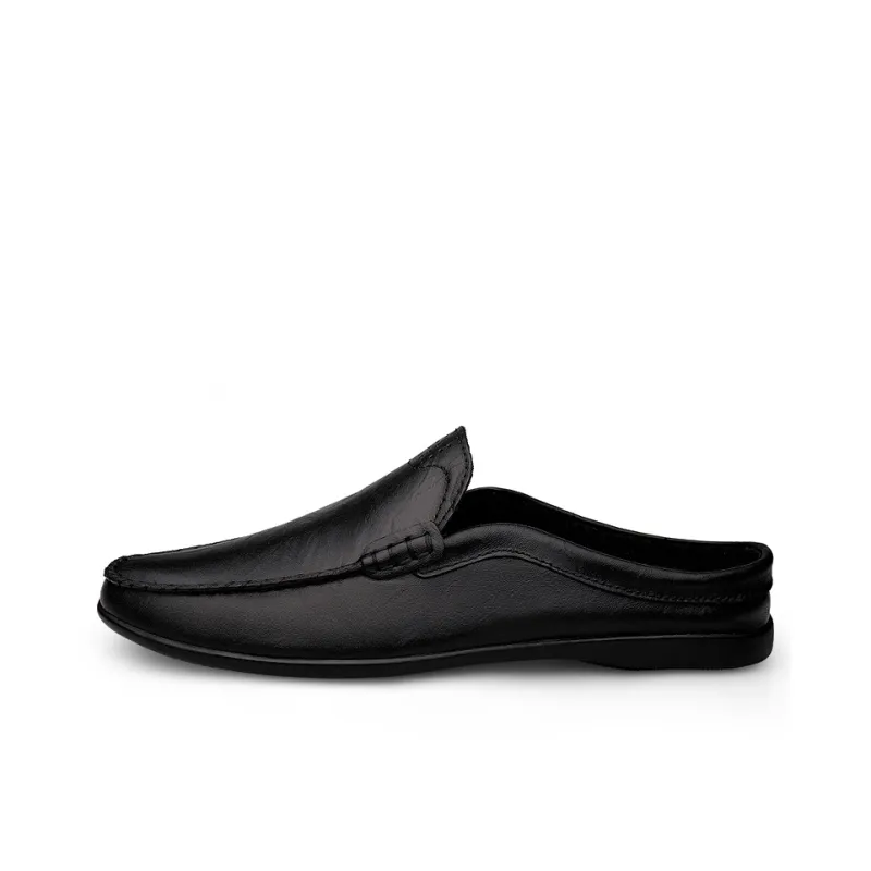 British Knights Rubber Sole Closed Toe Slippers Men's Black-0