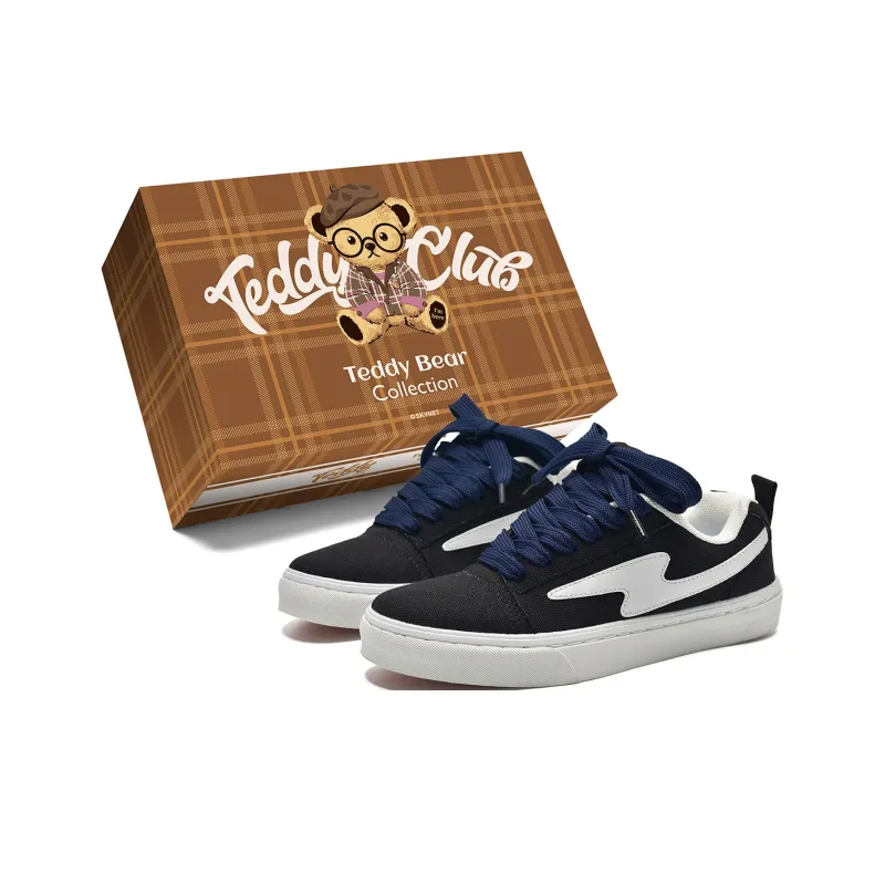 Teddy Bear Collection Slip Resistant, Abrasion Resistant, Lightweight Low Top Skateboard Shoes Unisex-23