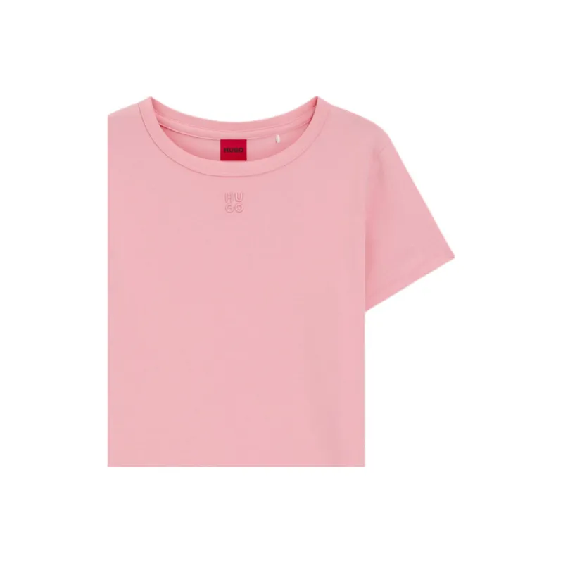 HUGO BOSS Regular T Shirt Women's Light Pink-1