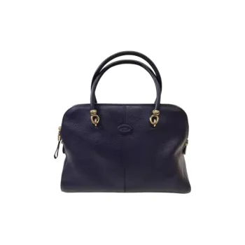 TOD'S Cow Leather Handbag Women's Blue