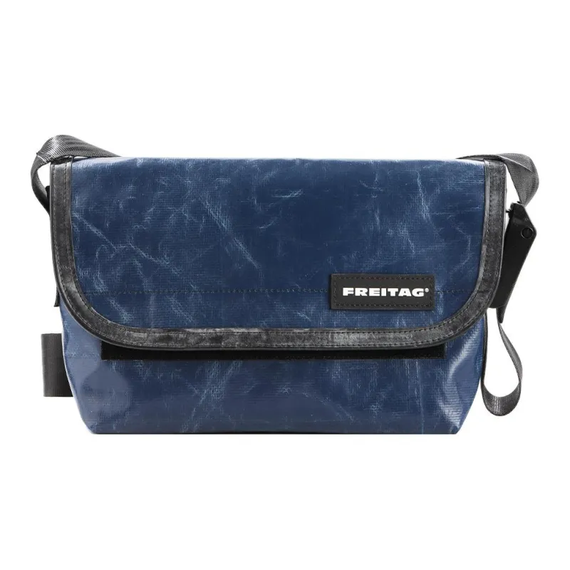 FREITAG Polyester Messenger Bag, Shoulder Bag, Crossbody Bag Unisex Blue-0