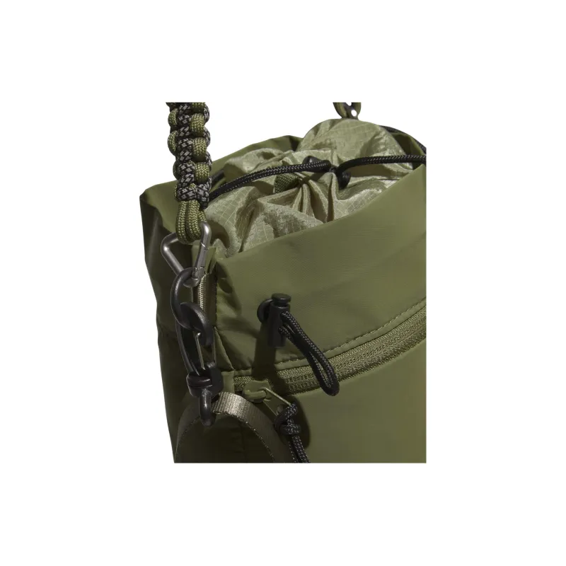 Adidas Recycled Polyester Shoulder Bag, Crossbody Bag, Handbag Women's Olive Green-3