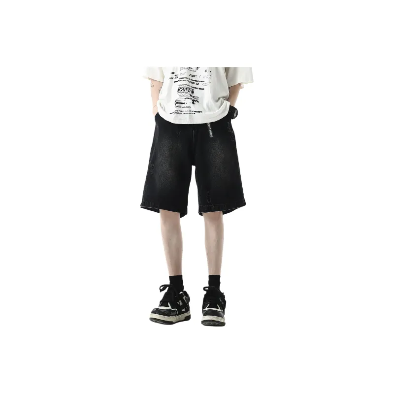 Colorful Creations Denim Shorts Unisex-5