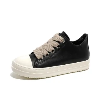 Kalinsd 1971 Anti Slip Wear Resistant Low Top Skateboard Shoes Men's Black