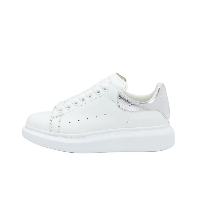 Alexander McQueen Oversized Sneaker Low Top Casual Shoes Women's White-0