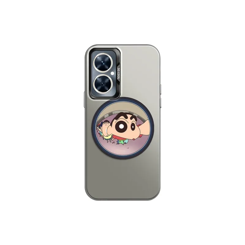 YICAIJIA Matte Material Air Conditioner Shin Chan H Phone Cases Compatibility With MVMOM 20/30 Trendy And Cool-5
