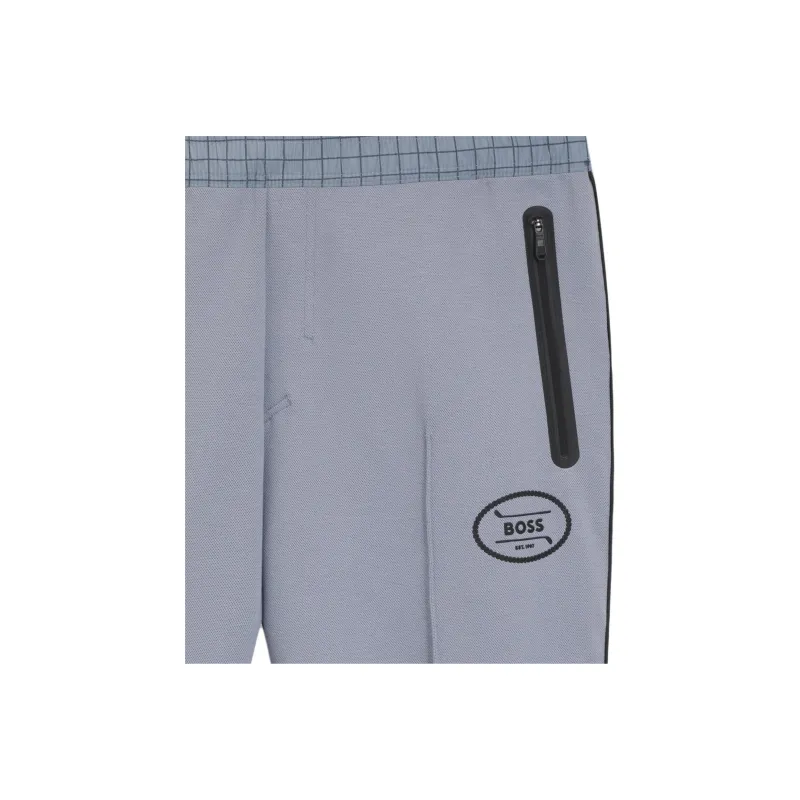 HUGO BOSS Knitted Sweatpants Men's Gray-1