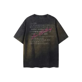 LOOX! T Shirts Unisex Washed Black