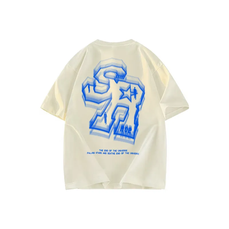 A02 T-Shirts Unisex Light Beige Apricot-1
