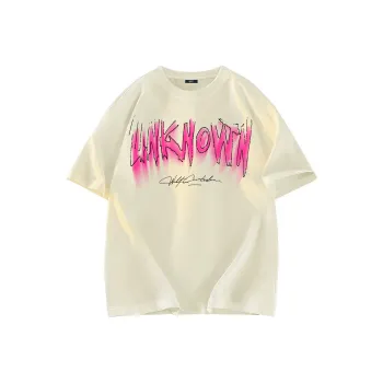 A02 T Shirts Unisex Light Beige Apricot