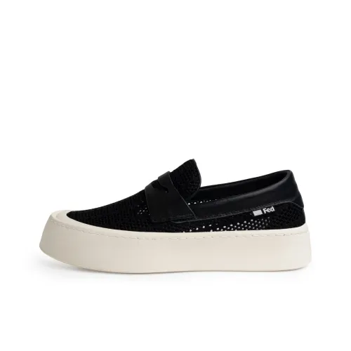 FED Men's Casual Shoes Men Low Top Black