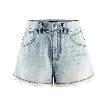 A21 Denim Shorts Women's Sky Blue