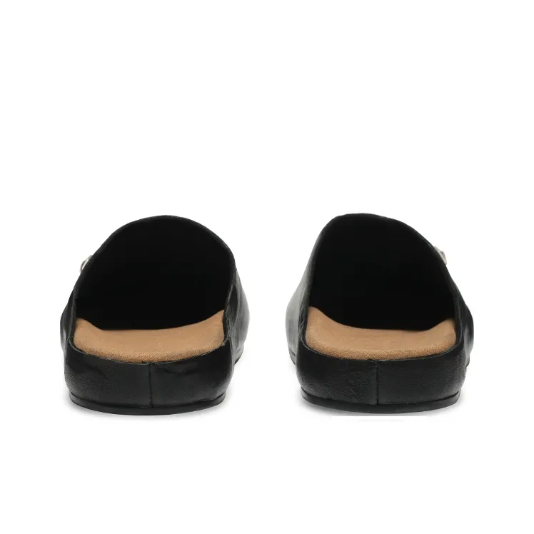 TERRA INCOGNITA Rubber Sole Abrasion Resistant Closed Toe Slippers Unisex Texture Black-4