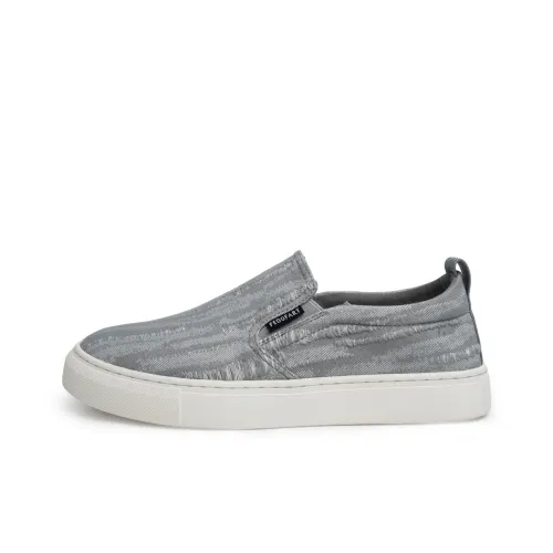FED Low Top Canvas Shoes Men's Gray