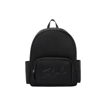 KARL LAGERFELD Polyurethane Backpack Women's Black