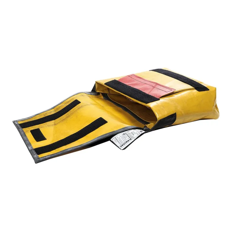 FREITAG Polyester Messenger Bag, Shoulder Bag, Crossbody Bag Unisex Red Yellow-2