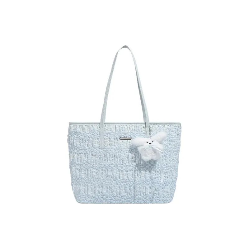 MARKANGARO PU Tote Bag, Shoulder Bag Women's Sky Blue-0