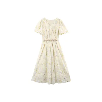 A Paradise For Awakening Short Sleeved Dress Women's