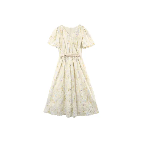 A Paradise For Awakening Short Sleeved Dress Women's