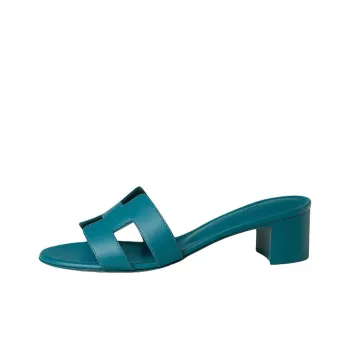 HERMES Oasis Slide Slippers Women's Blue