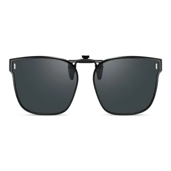 CAPONI TR/Memory Plastic Metal Square Sunglasses Unisex