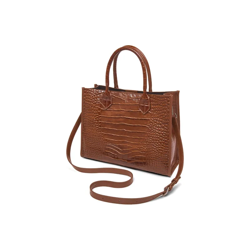 Old Man's Head Top Grain Cow Leather Tote Shoulder Bag, Crossbody Bag, Handbag Regular Women's Black/Red/Brown-17