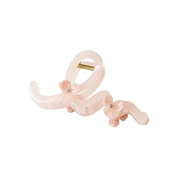 Pink Empress Acrylic Hair Clips Women's-3