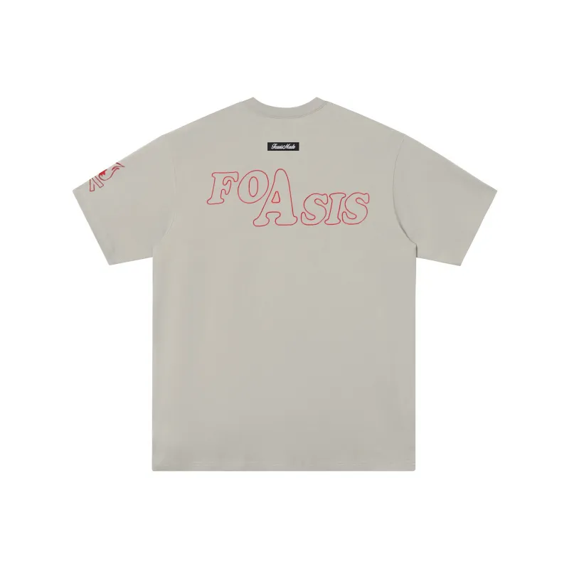 FOASIS Drop Shoulder Sleeve T Shirt Unisex-34