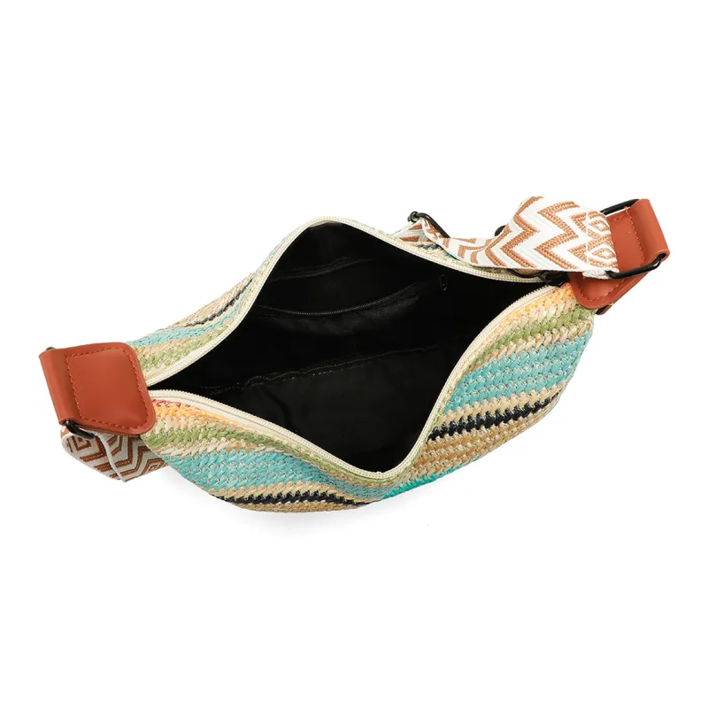 PT'SON Fabric Crossbody Bag, Shoulder Bag Regular Women's Brown-7