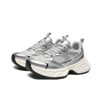 ZHR Moon Shadow Cushioning Abrasion Resistant Breathable Low Top Chunky Sneakers Women's