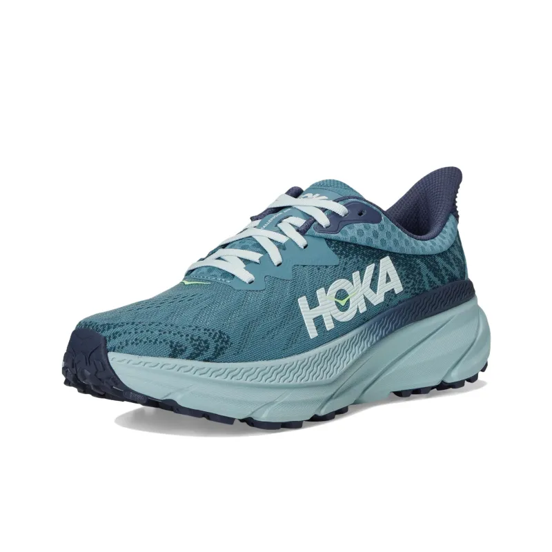 HOKA ONE ONE Challenger ATR 7 Cushioning, Wear Resistant Low Top Running Shoes Men's Blue-1