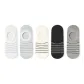 Stripes No-Show Socks-5 Pack[Summer New Arrival/Breathable Cooling]
