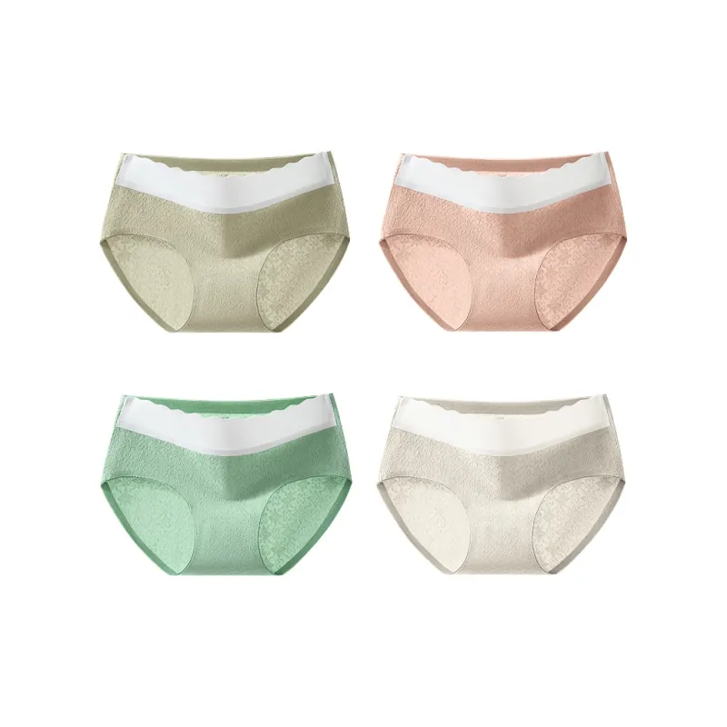 PLANDOO Underpants Women's 4 Pack-0