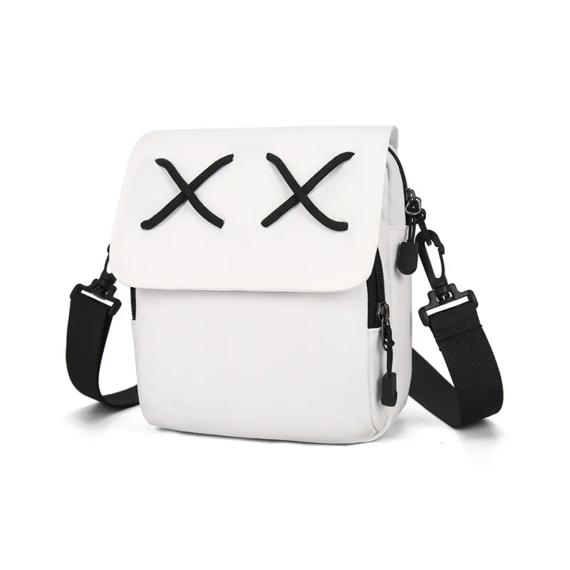 Techson Nylon Shoulder Bag, Crossbody Bag Regular Unisex Multicolor-3