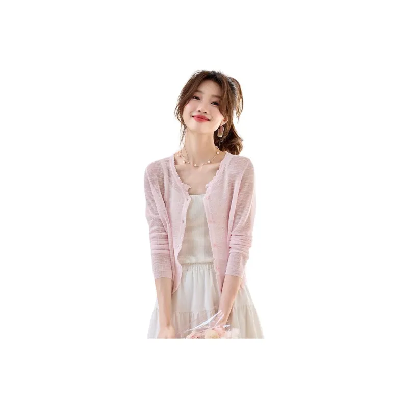 PIERRE CARDIN Knitted Fabric Cardigan Women's-6
