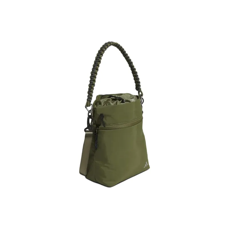 Adidas Recycled Polyester Shoulder Bag, Crossbody Bag, Handbag Women's Olive Green-1
