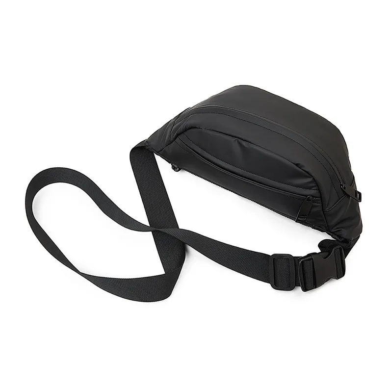 Old Man's Head Synthetic Leather Fanny Pack Regular Men's Black-8