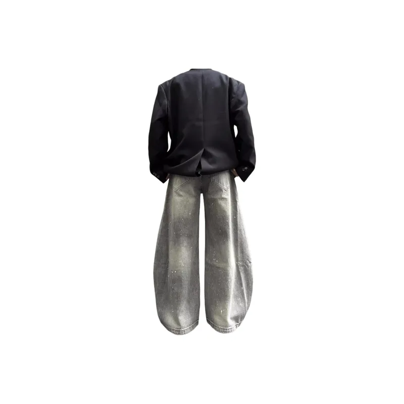 DUATOGE Jeans Men Smoke Gray -1
