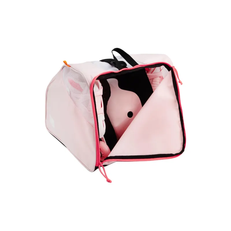 DECATHLON Polyester Roller Skate Bags Travel Storage Bag Kids' Coral Pink-2