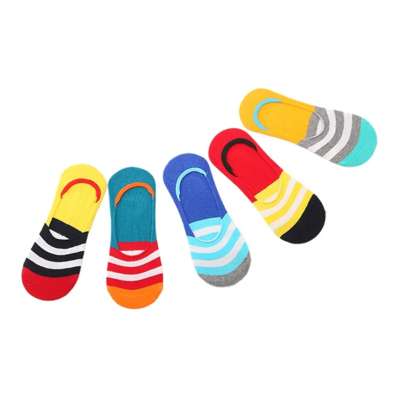 Yalu No Show Socks Men's 5 Pack-0