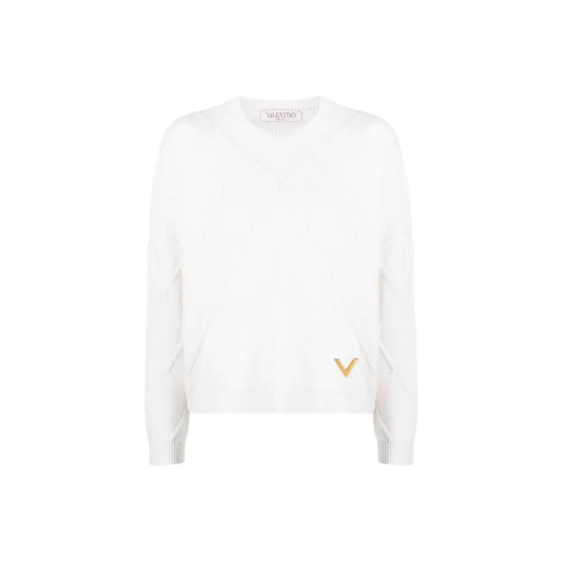 Valentino Cashmere Sweaters Women's White-0
