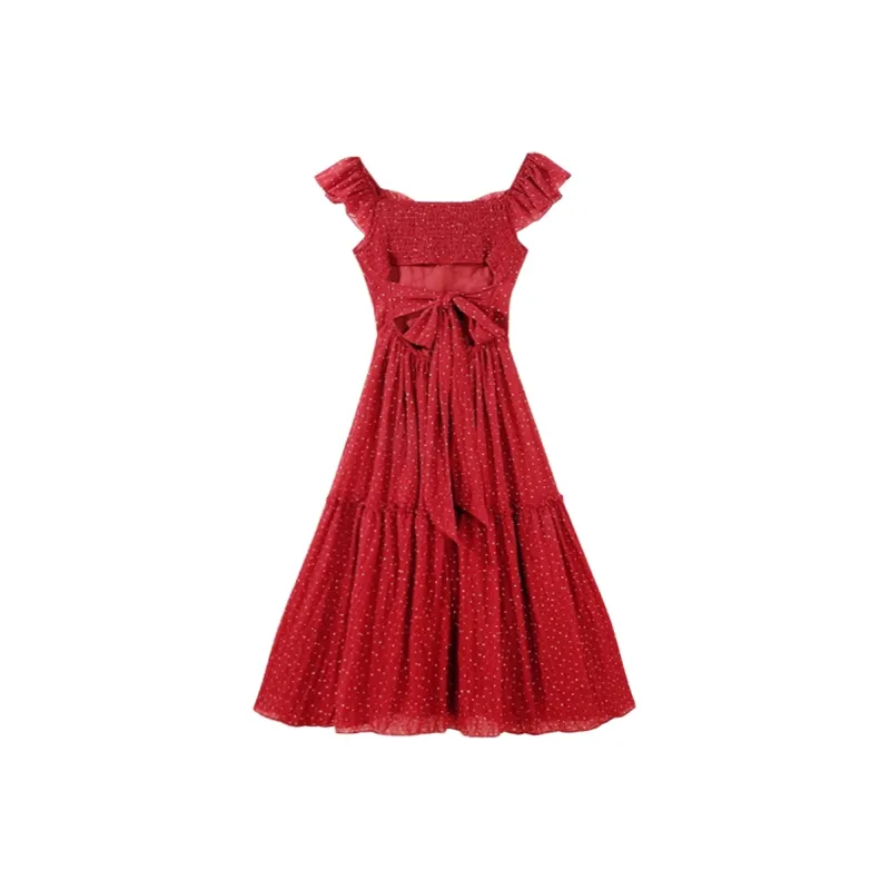 AINUOERMY Sleeveless Dress Women's-1