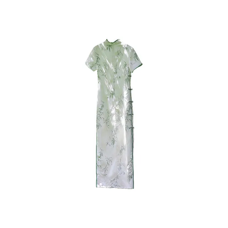 SONDR Cheongsams Women's Beige Green-1