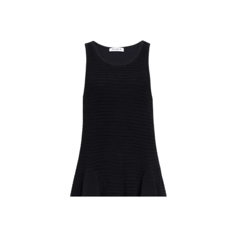 Alaia SS25 Sleeveless Dress Women's Black-1