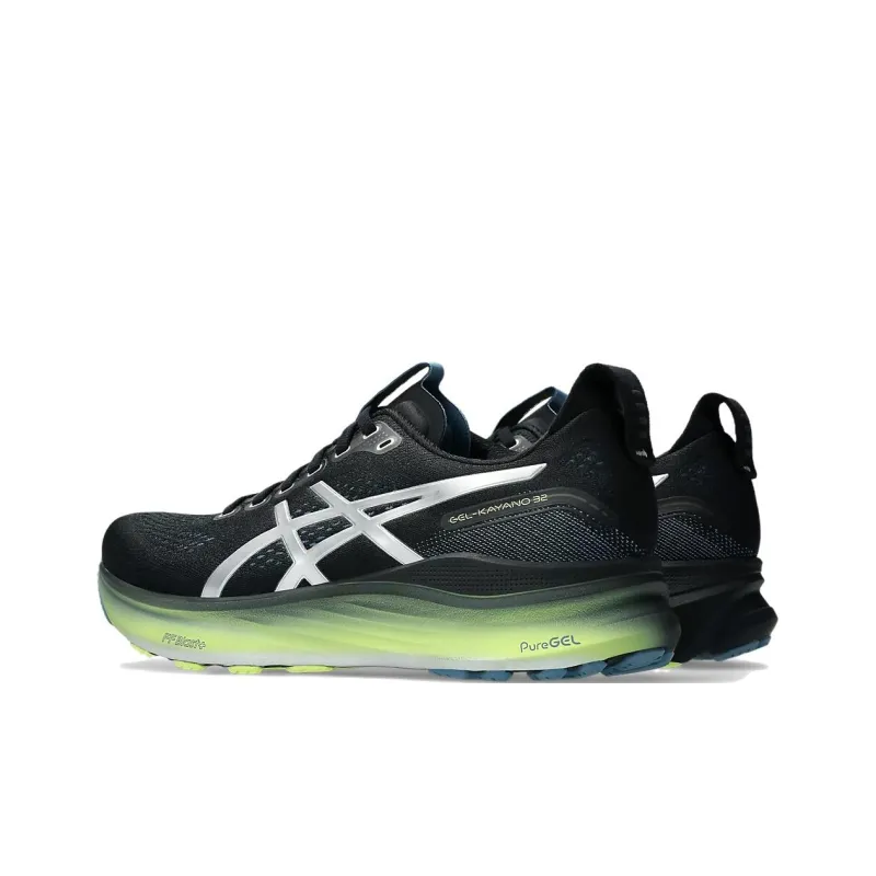 Asics GEL KAYANO 32 Anti Slip Wear Resistant Low Top Running Shoes Men's Black-2
