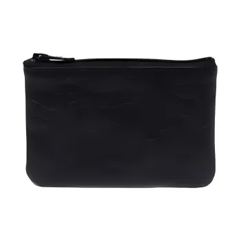 A BATHING APE Leather Wallet Men's Black