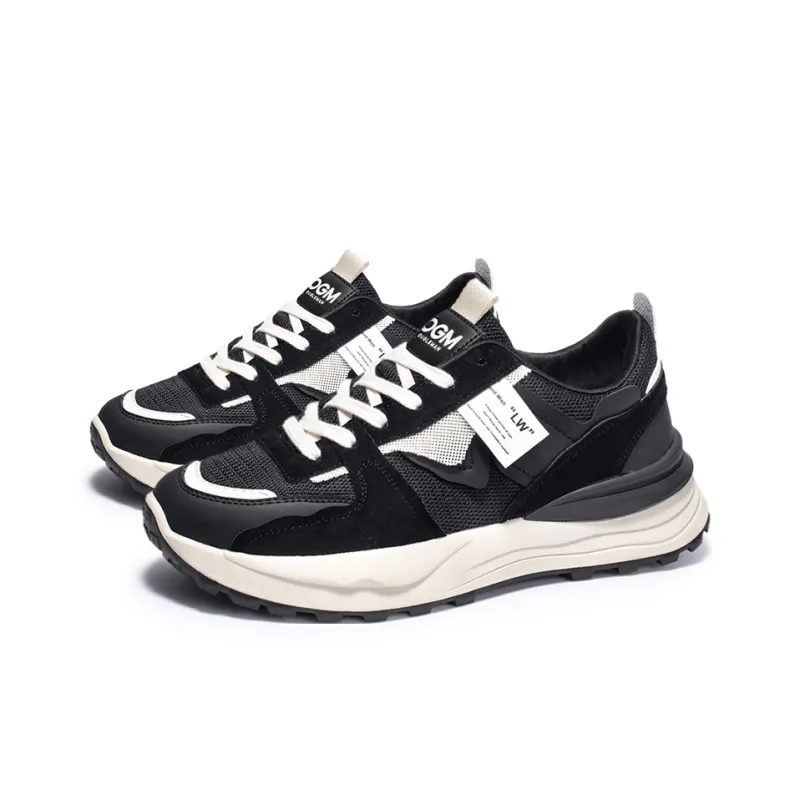 OUGLEMEN Slip Resistant And Abrasion Resistant Coverage Low Top Casual Shoes Men's Box-2