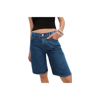 REFORMATION Finley Low Rise 11' Baggy Jorts Denim Shorts Women's